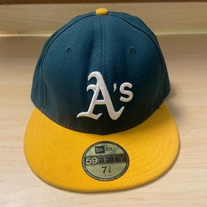 Oakland Athletics Baseball Cap Size 7 3/8